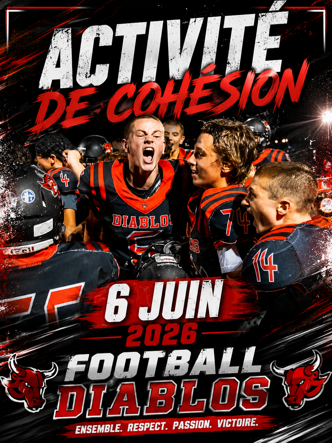 DIABLOS - Activité de cohésion 6 juin 2026