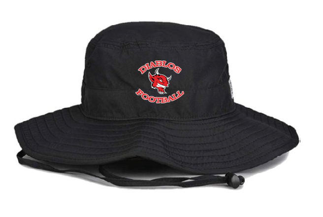 Chapeau NOIR de style ''Boonie Hat'' Diablos!
