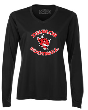 BLACK Cotton Football Mom T-Shirt!