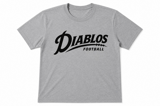 T-Shirt JUNIOR Diablos Écriture - 5 choix de couleurs!