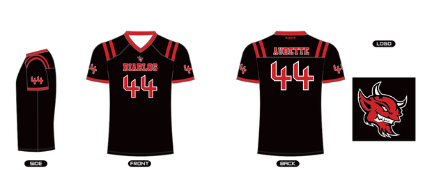 HOMMES ADULTE - Chandail réplique personalisé / MEN'S ADULT Peronalized replica jersey
