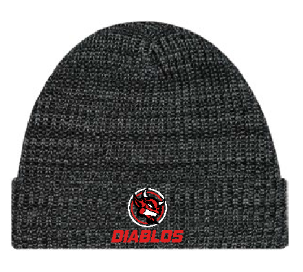 NEW: GRAY knit beanie from the Diablos!