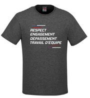 T-Shirt Valeurs Diablos Gris Cendré - JUNIOR